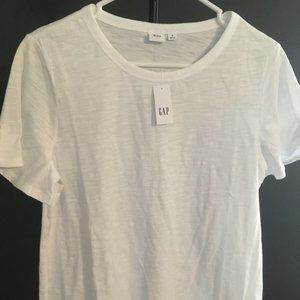 GAP Flutter Sleeve White Top